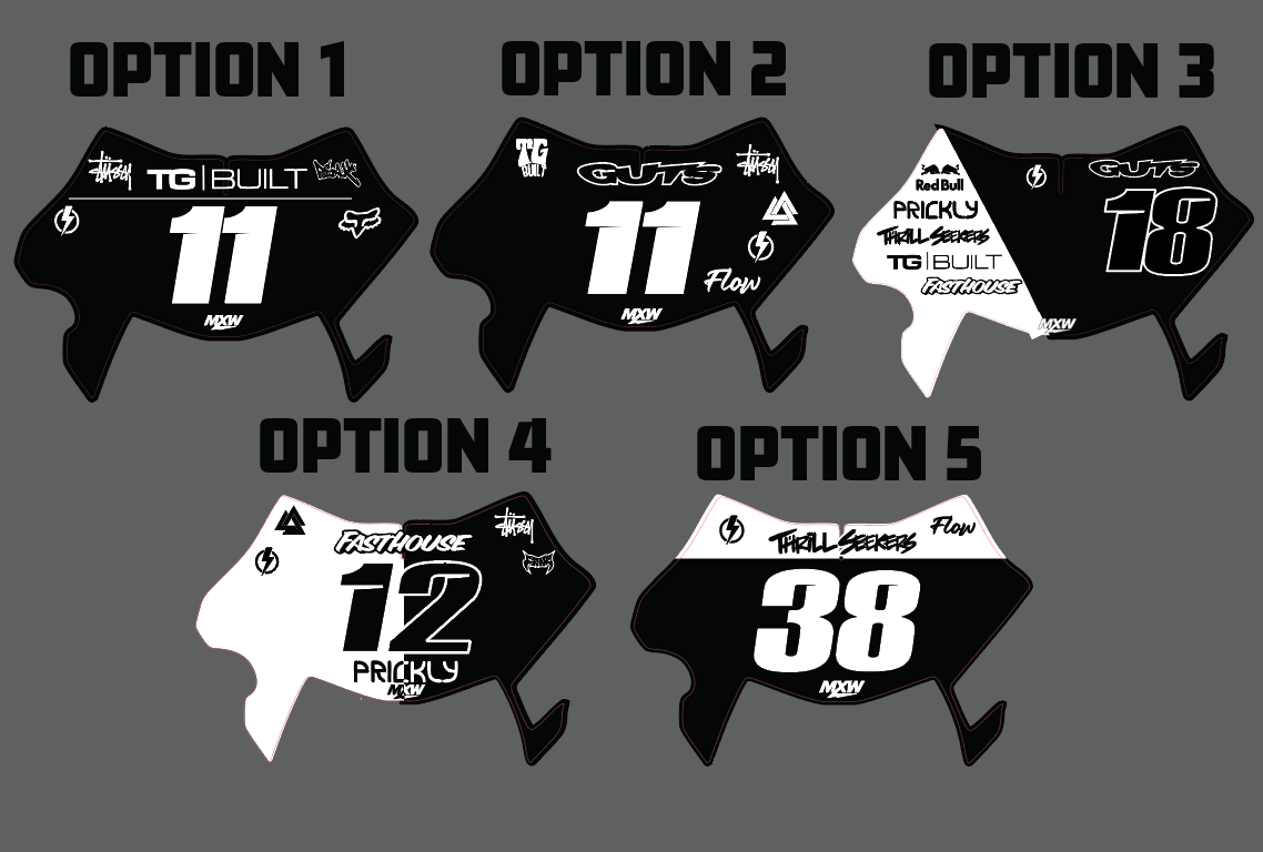 Charge Graphics Ultra Bee Plate Decal